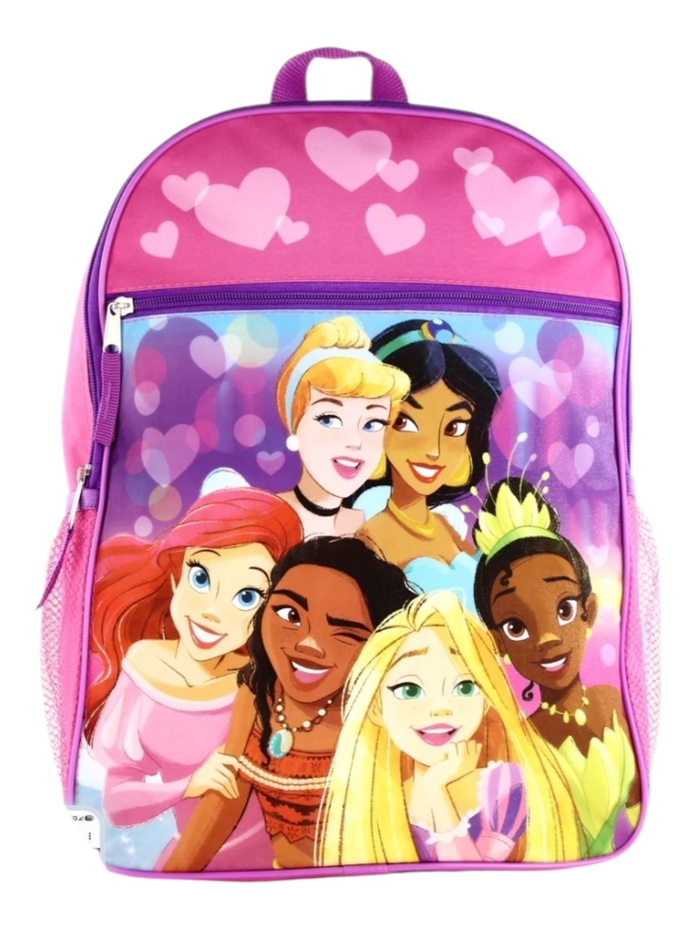 Disney Princess Pink & Purple Kids Backpack 16" - Picture 1 of 3